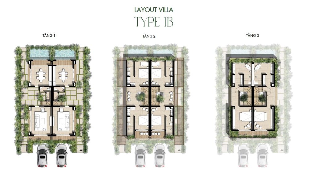 MB biệt thự loại 1B